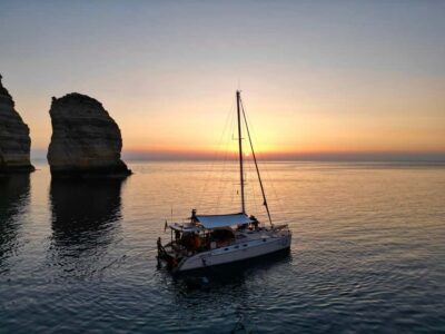 Lampedusa: Dolphin watching with aperitif at sunset - Meeting at the port by El Fumador and stepping onto El Condor