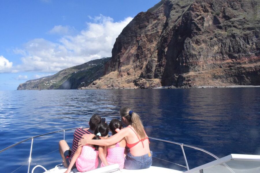 Madeira: 2.5-Hour Whale and Dolphin-Watching Cruise - The swim stop: snorkeling gear, warm water, and a rocky bottom