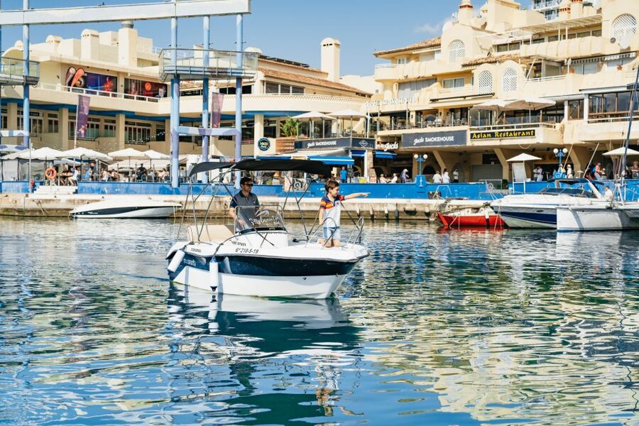 Malaga: License-free Boat Rental for Dolphin Watching - Price and Value: $141 Per Group for Up to 6