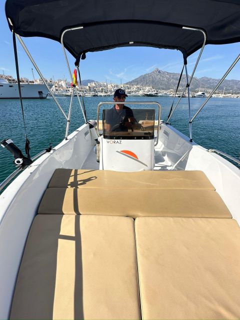 Marbella: Self-Drive Boat Rental - Captain-Control Freedom From Marbella’s Gucci Pier