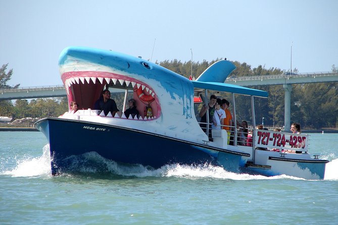Mega Bite Dolphin Tour Boat in Clearwater Beach - Shark-Themed Fun for Families (and a Crew That Keeps Energy Up)