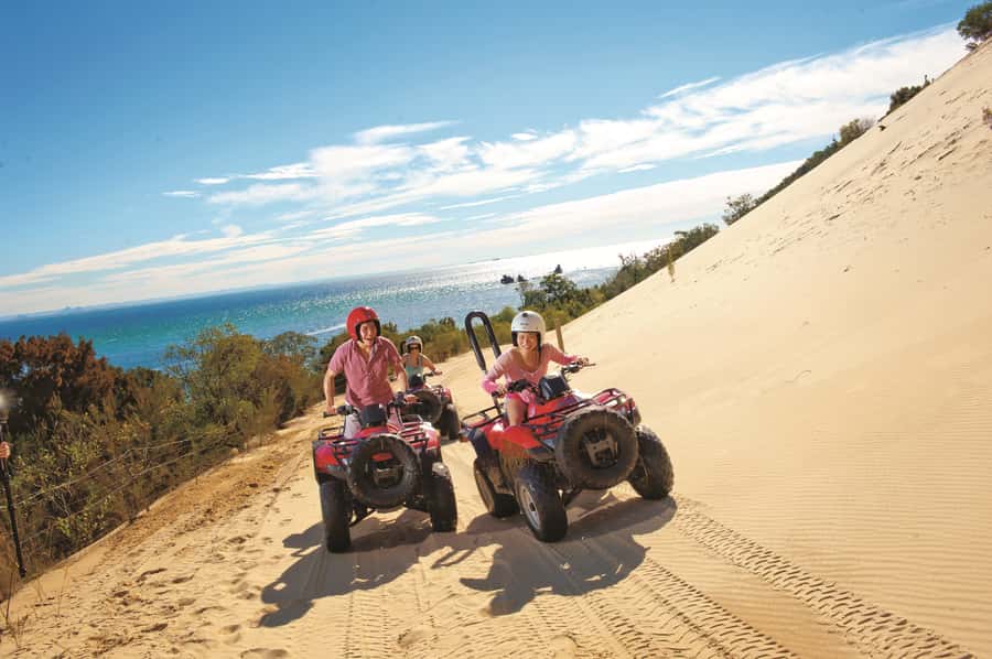 Moreton Island: Tangalooma ATV Quad Bike and Dolphin Viewing - Brisbane to Moreton Island: the ferry ride that sets your pace