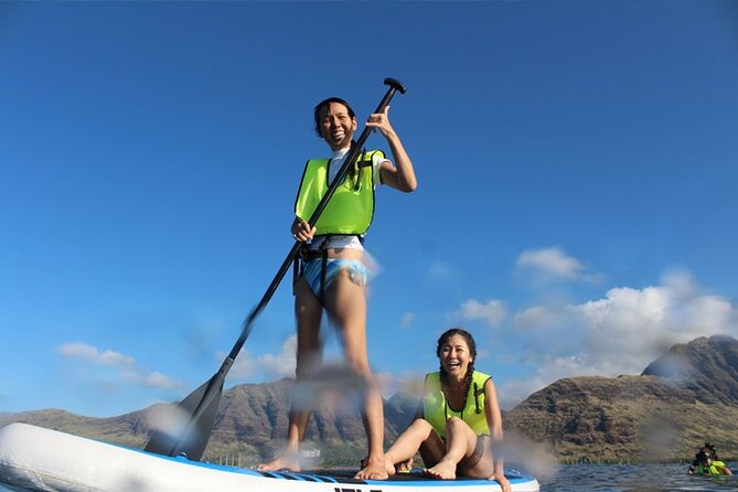 Oahu Dolphin and Snorkel Tour with Waikiki Pickup & Lunch - Lunch and Onboard Fun: Slide Time, Kayaks, and Paddle Boards