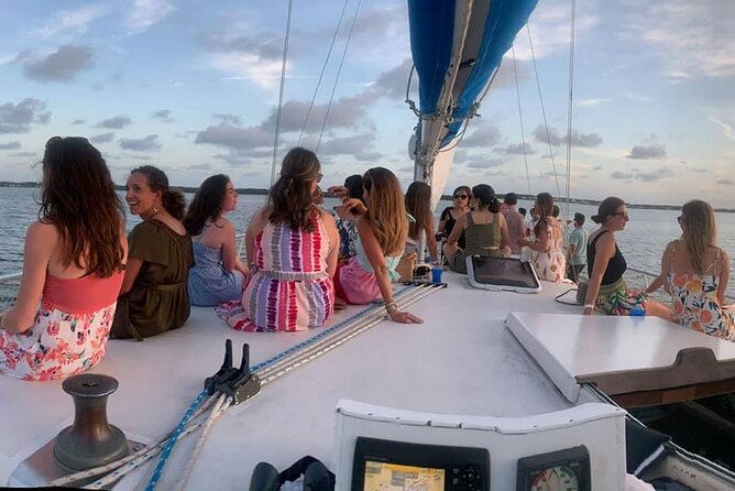 Orange Beach Dolphin Sailing Cruise aboard Catamaran - Dolphins in Orange Beach: how the captain turns waiting into a sport