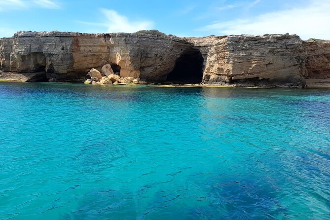 Ortigia-blue cave island tour with dolphin sighting - Ortigia from the Water: Duomo, Santa Lucia, and Fonte Aretusa Views