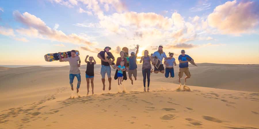 Port Stephens: Dolphin, Lunch, Koalas&Sandboarding -Mandarin - Koala Sanctuary visit: short stop, strong payoff