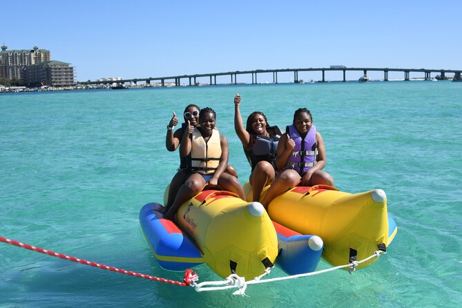Private Banana Boat and Dolphin Spotting Experience - Destin Banana Boat Fun, Kept Private for Your Group