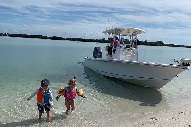 Private boat offering dolphin watching, island excursions and nature tours - Sunset Cruising: The 3-Hour Version of Florida Gold