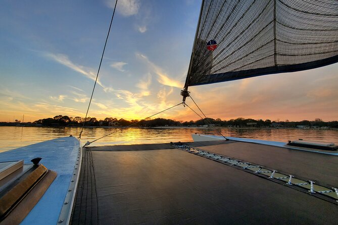 Private Catamaran Sunset Cruise with Dolphin watching - The Sailing Portion: Protected Bay Time That Feels Like a Break
