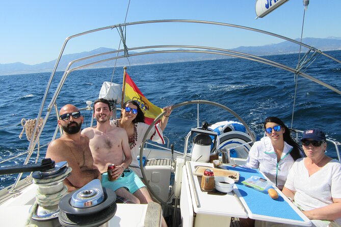 Private Sailing - dolphin Experience Estepona - drink & food - 4h - M’diq: the Moroccan coast feel in a single sailing day