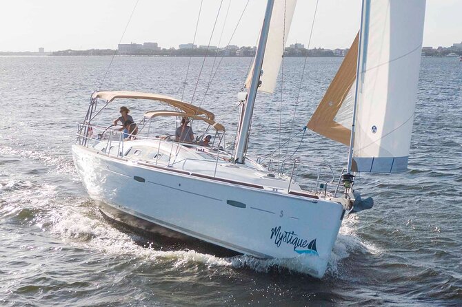 Private Sunset Sail BYOB Dolphin/History Tours on 43ft Mystique - Getting on Board: Lockwood Dr, a Mobile Ticket, and a Smooth Start