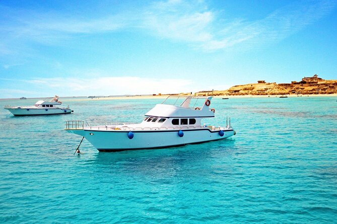 Private Yacht Cruise to Dolphin House with Lunch : Hurghada - Private Yacht Setup in Hurghada: Pickup, Marina, and Small-Group Comfort