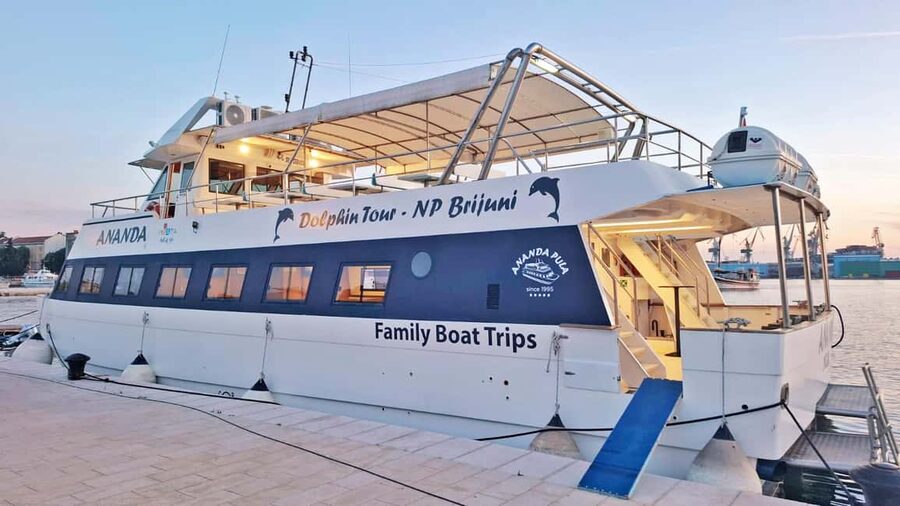 Pula: Dolphin Sunset Cruise to Brijuni with Dinner & Drinks - Dolphin Safari near Brijuni: boosting your chances for photos