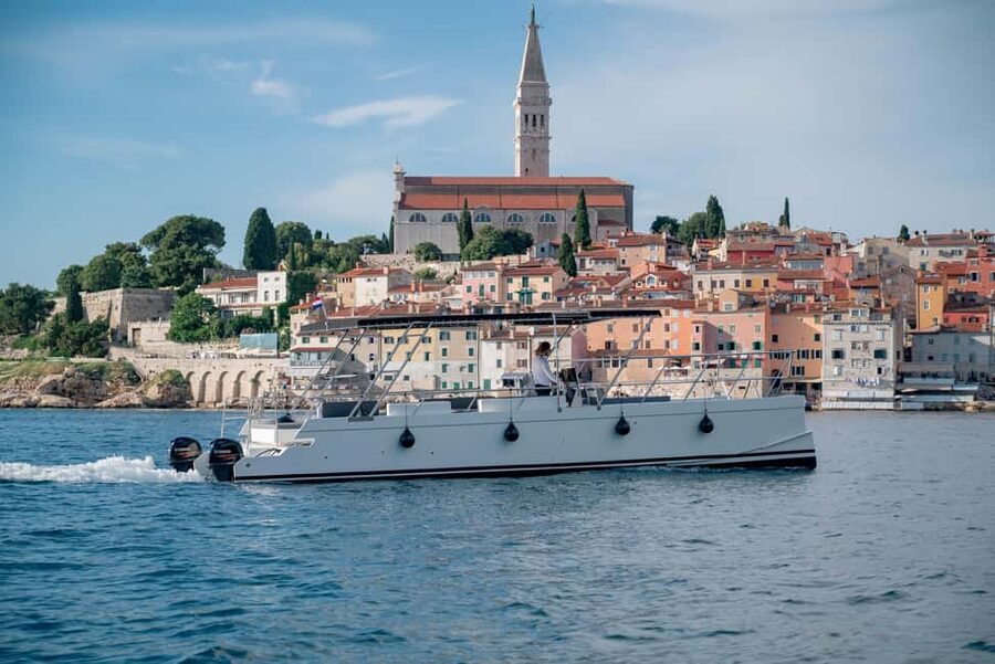 Rovinj: Sunset & dolphin group tours with Catamaran - Rovinj Sunset & Dolphins From a Cosy Catamaran (Not a Crowded Boat Zoo)