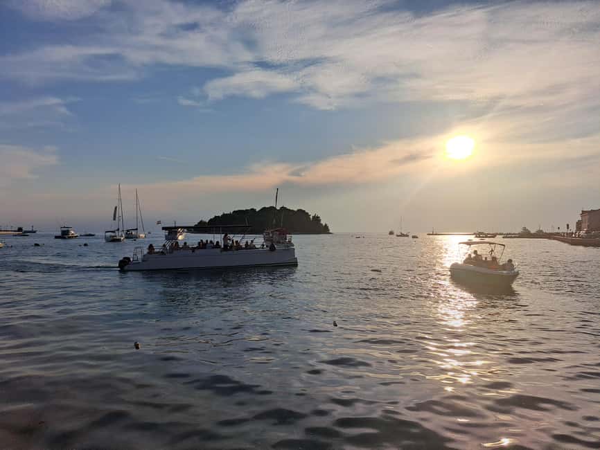 Rovinj: Sunset & dolphin group tours with Catamaran - Sunset Over Rovinj: What You Should Be Looking For