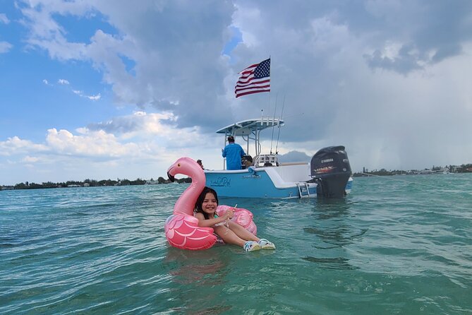 Sandbar, Beach, Dolphin Watching Cruise Sarasota, Florida - What This Sarasota Boat Charter Feels Like on Day One