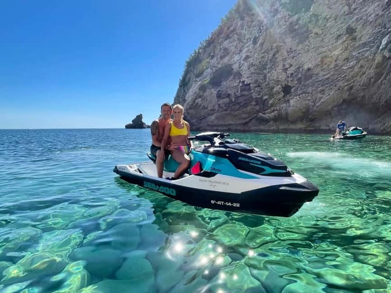 Santa Eulalia: Jet Ski Tour with Optional Dolphin Searching - Santa Eulalia Jet Skiing: From Marina to Ibiza Coves