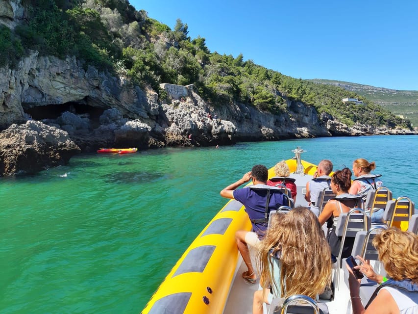 Setúbal and Tróia: Dolphin Watching and Arrábida Bays - Boat size, music, and the vibe on board