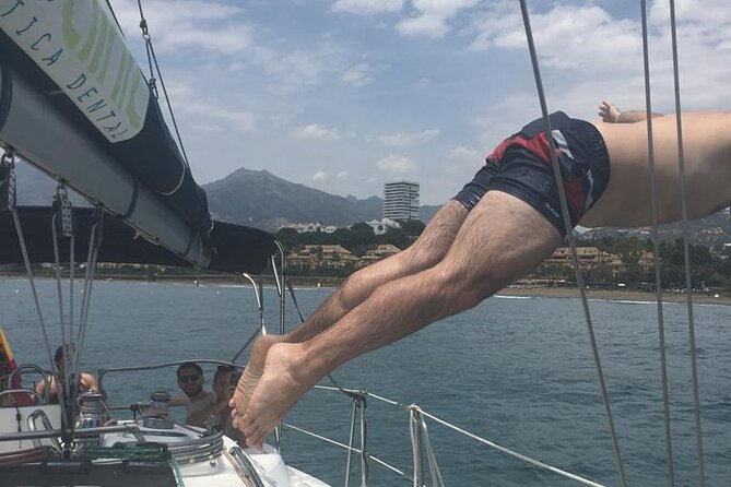 Shared Sailboat Experience Feel nature with dolphins - The 2-hour sail: Marbella’s coastline from a perspective you can’t get on land