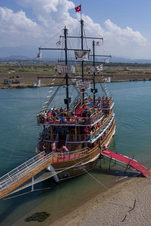 Side: Dolphin Island Boat Trip with Lunch & Unlimited Drinks - Swim Stops and Timing: Two Sea Breaks Plus the River