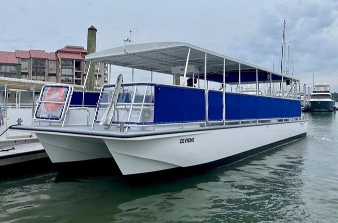 Small Group - 6 Passengers - Morning Dolphin and Donut Cruise - The route, step by step: Harbourtown, marsh wildlife, and Pinkney Island