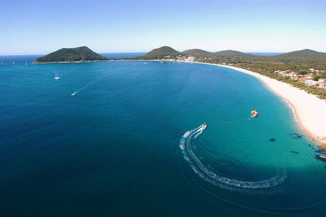 Small Group Port Stephens + Dolphins + 4WD/sandboarding ex Sydney - Stockton Beach and Birubi: your reward for doing the action