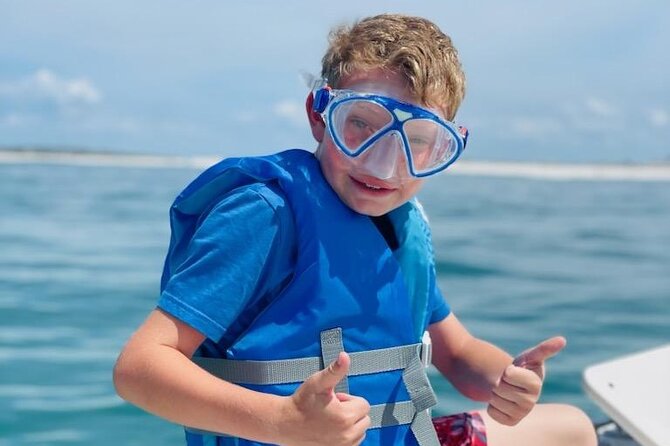 Snorkeling, Dolphin and Wildlife Sightings at St. Andrews Bay - Shell Island stop: more than a “quick beach break”