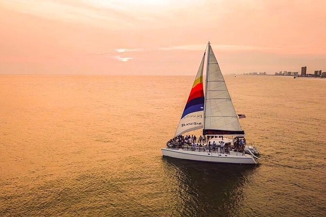 Sunset & Dolphin Catamaran Cruise with Island Time - Golden-hour dolphin watching in Grand Lagoon