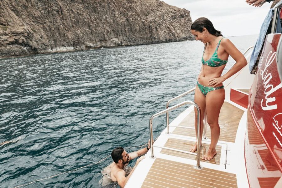 Tenerife: Eco-Yacht Whale and Dolphin Watching and Swimming - Los Cristianos photo stop: quick views, then straight back to wildlife watching