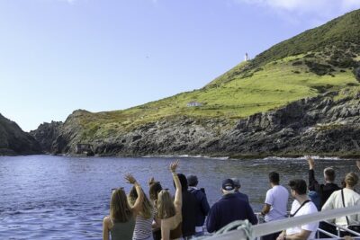 The Original Full day Bay of Islands Cruise with Dolphins - First swing: Motukokako and Piercy Island viewpoints