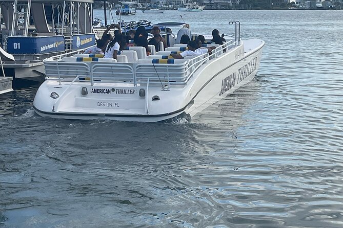 Thriller Speedboat Dolphin Tours in Destin Florida - Choctawhatchee Bay and the Crab Island Area: A Plan B That Still Feels Like the Trip