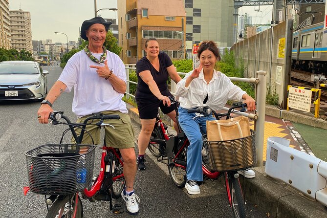 Tokyo Night E-Bike Tour with Tokyo Tower and Dolphin Show - Key highlights