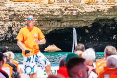 Vilamoura: Benagil Cave Boat Tour with Entry&Dolphin search - The custom boats: built for the cave, not just the view