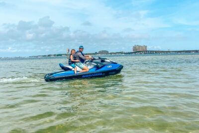 Waverunner Dolphin Tour - The route and timing: an hour of searching plus 30 minutes to ride