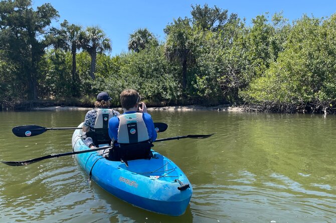Wildlife Refuge Sunset Dolphin, Manatee & Mangrove Kayak or Paddleboarding Tour! - Sunset from the water: the payoff part